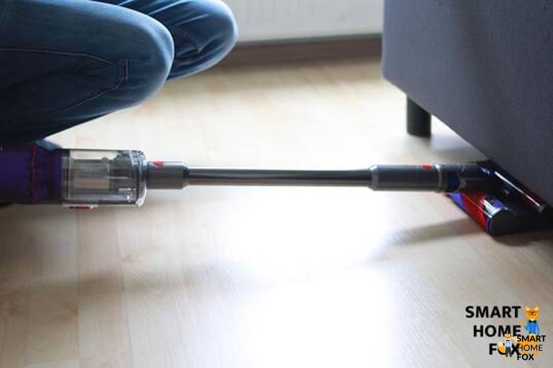 Dyson Omni Glide cleaning under the bed
